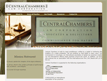 Tablet Screenshot of centralchambers.com.sg
